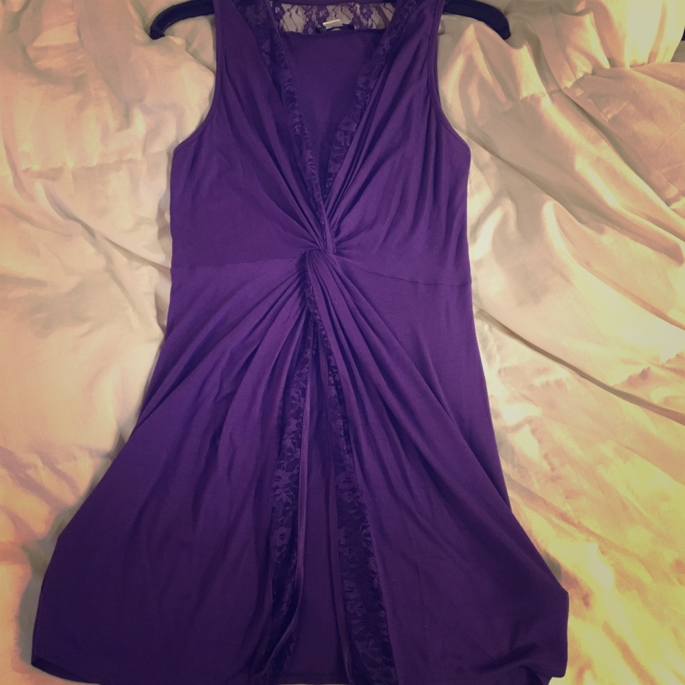 Short purple venus dress